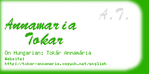 annamaria tokar business card